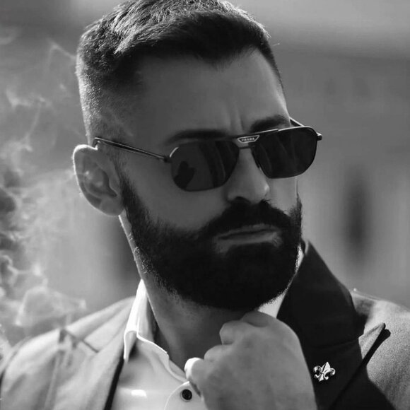 🕶️ New Prada PR58YS 1AB5S0 Sunglasses - Black Frame, Dark Grey Lenses - Picture 6 of 11